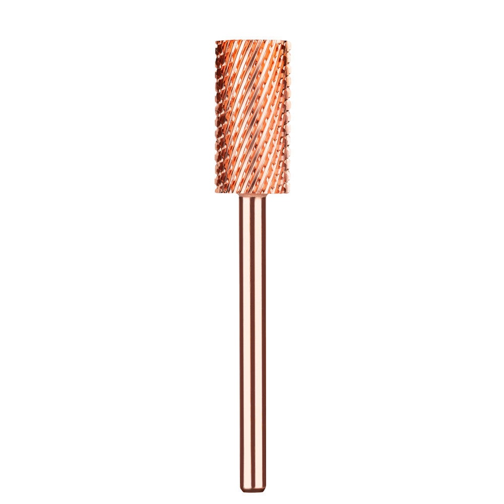 Drill Bit Large Barrel Coarse Rose Gold 3/32" Diamond Nail Supplies