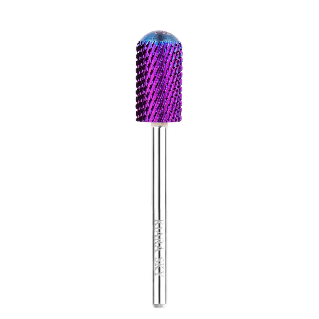 Drill Bit Large Smooth Top Coarse Purple 3/32" Diamond Nail Supplies