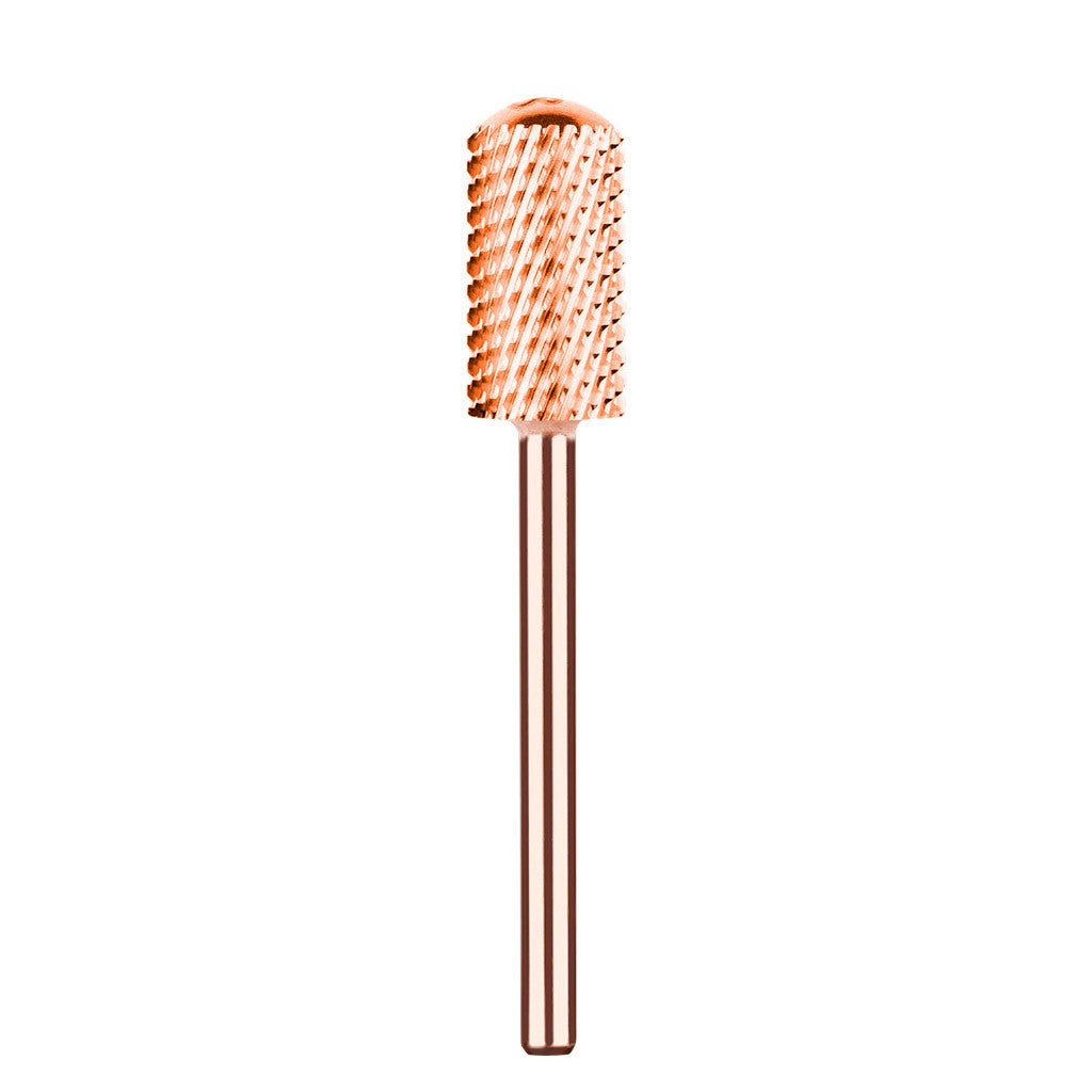 Drill Bit Large Smooth Top Coarse Rose Gold 3/32" Diamond Nail Supplies