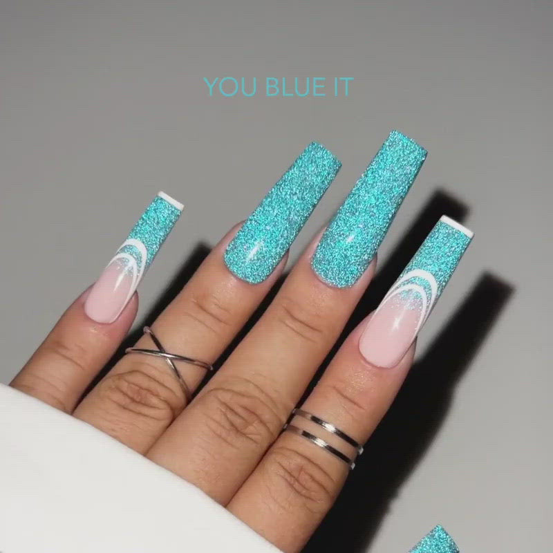 Diamond FX Acrylic Powder - AFX06 You Blue It Diamond Nail Supplies