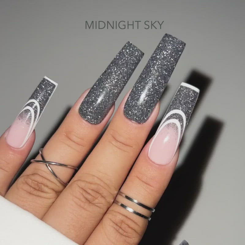 Diamond FX Acrylic Powder - AFX18 Midnight Sky Diamond Nail Supplies