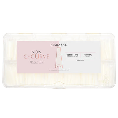 Non C-Curve Tip - NONCN01 XXL Coffin Natural 500pc