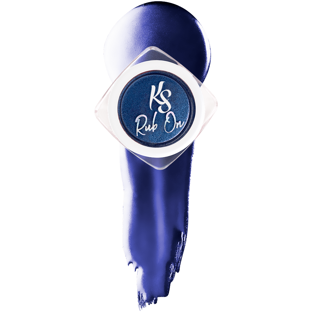 Rub On Chrome - RC07 Blue-Tallica Diamond Nail Supplies