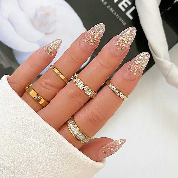 xPress Pro Press-On Nail Tips - XPAM02 Glisten Here Diamond Nail Supplies