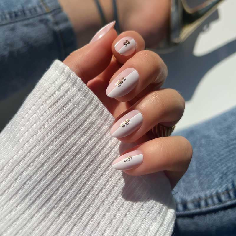 xPress Pro Press-On Nail Tips - XPAS03 One Sided Diamond Nail Supplies