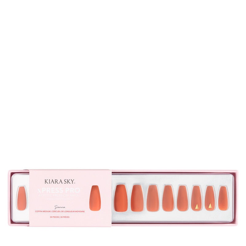 xPress Pro Press-On Nail Tips - XPCM04 Sienna Diamond Nail Supplies