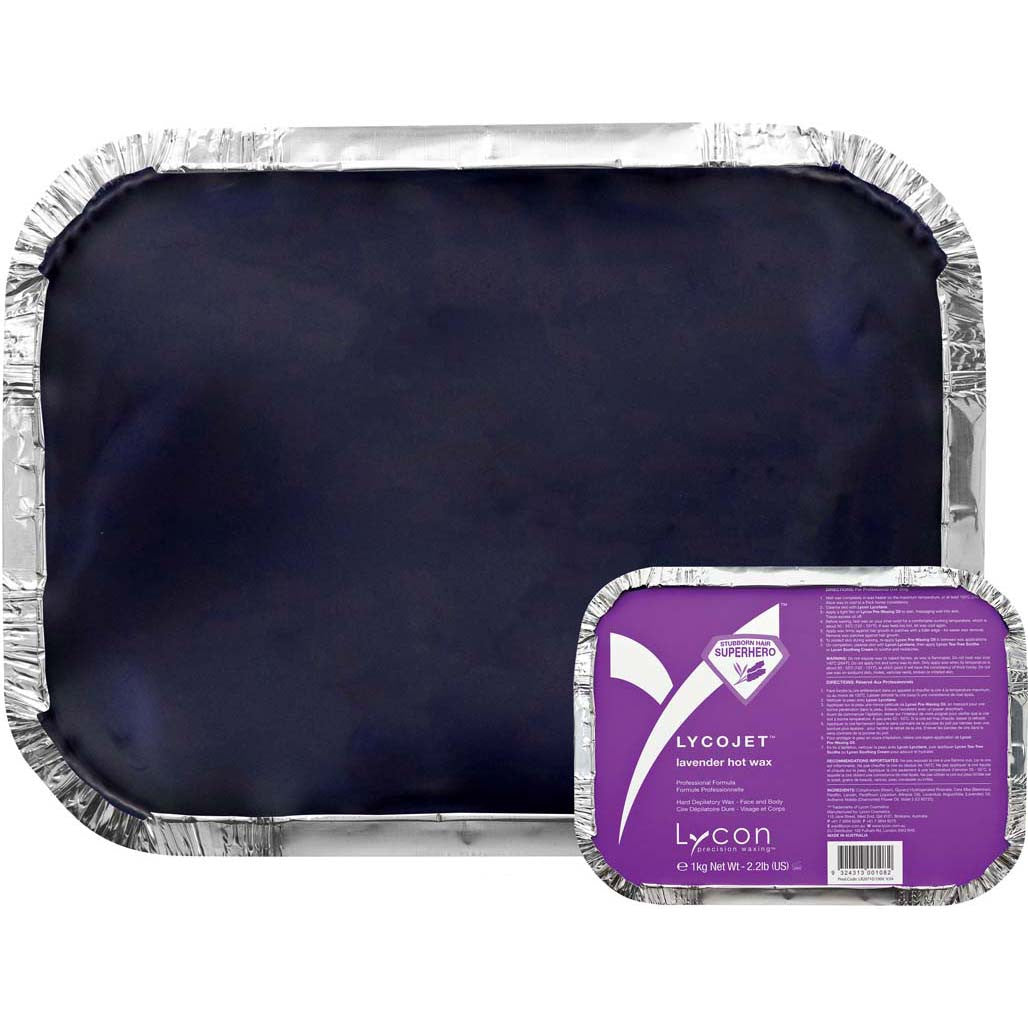 Lycojet Lavender Hot Wax 1kg Diamond Nail Supplies