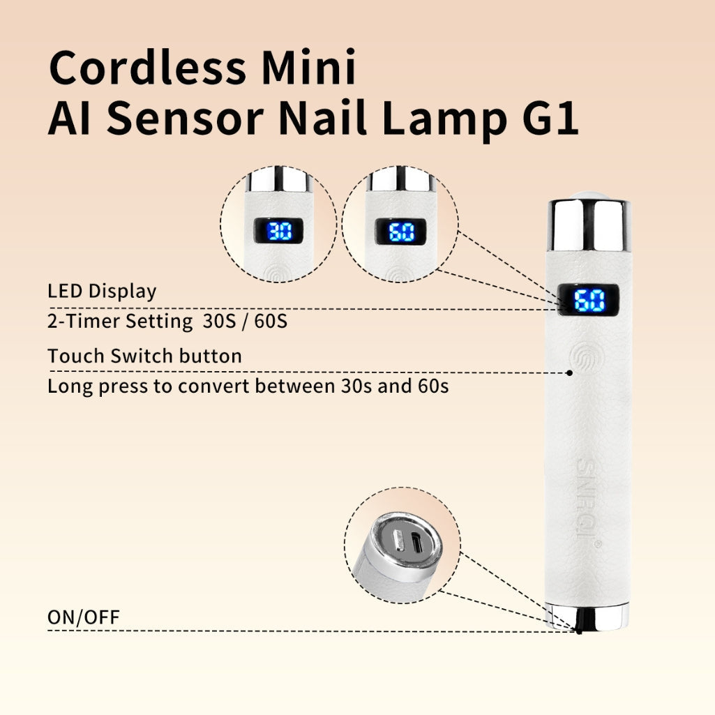Nail Lamp - Mini Sensor Black