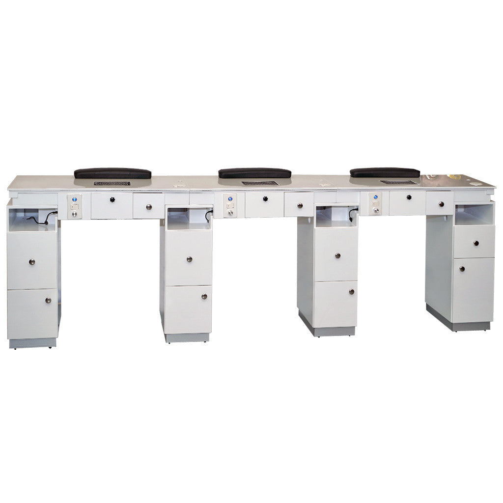 Nail Table Deluxe Triple Diamond Nail Supplies