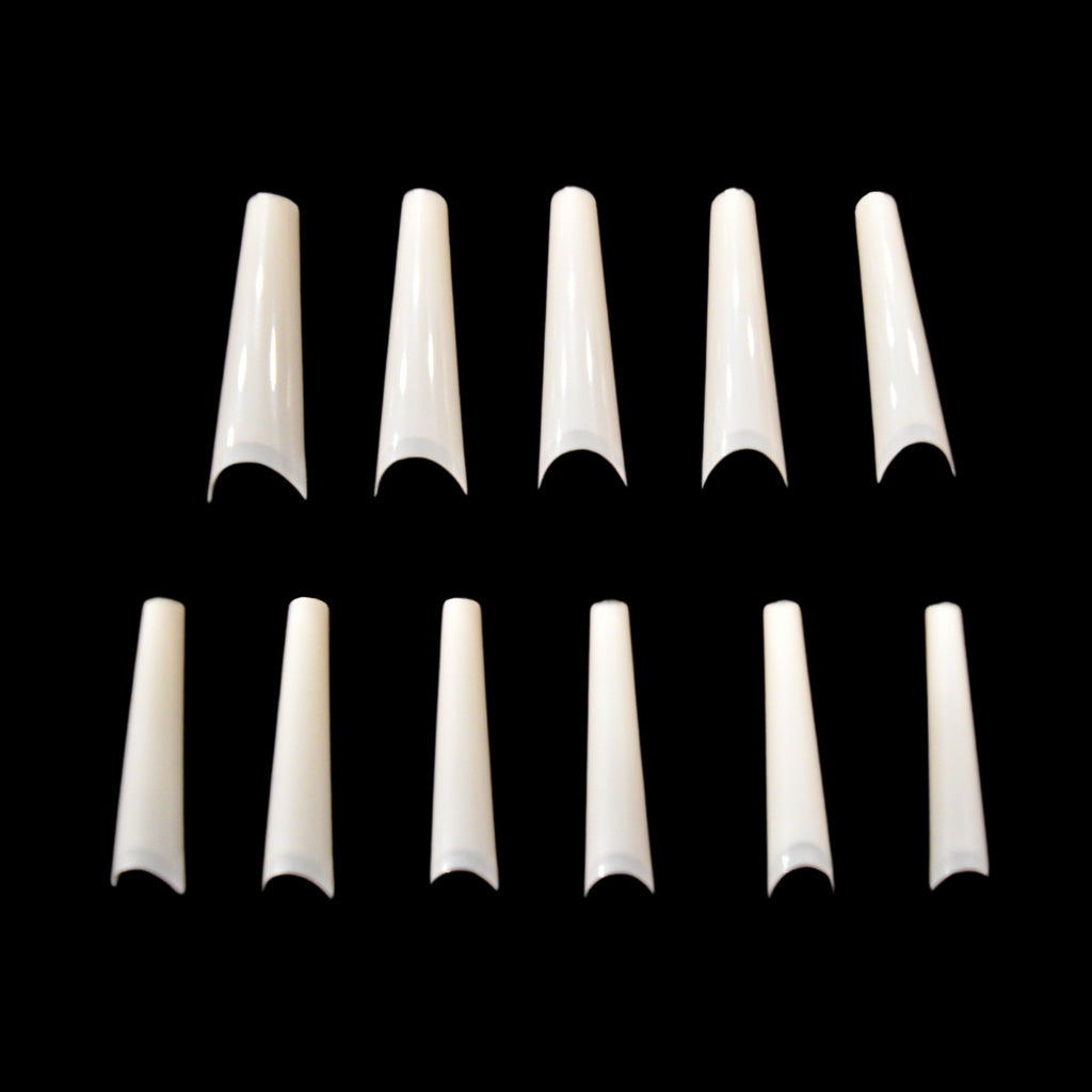 Nail Tips - Coffin Natural 0 - 10 550pc