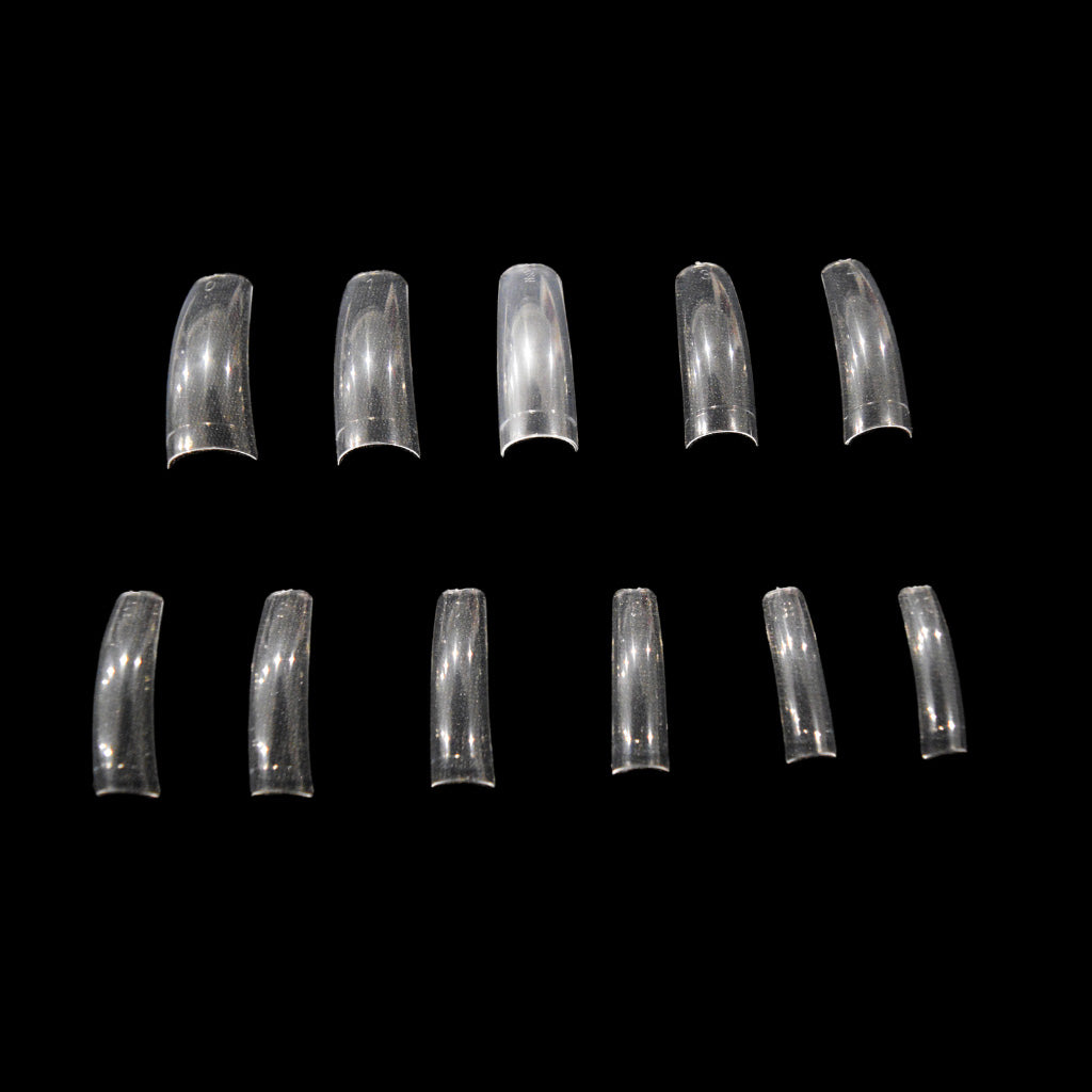 Nail Tips - Regular Clear 0 - 10 550pc