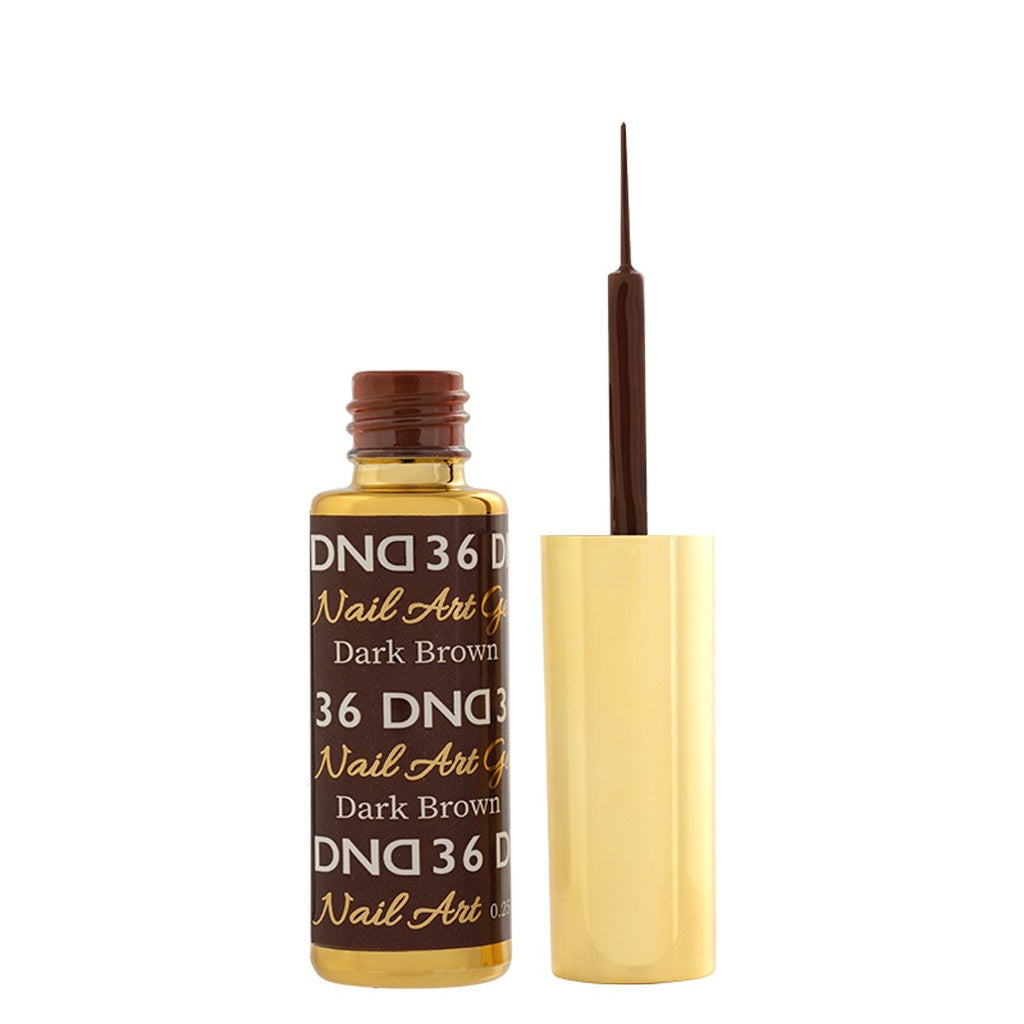 Nail Art Liner - 36 Dark Brown Diamond Nail Supplies
