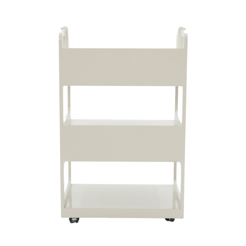 Pedicure Trolley - 3 Tier White Diamond Nail Supplies
