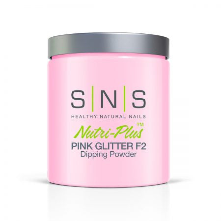 Dip Powder - Pink Glitter F2 448g 16oz Diamond Nail Supplies