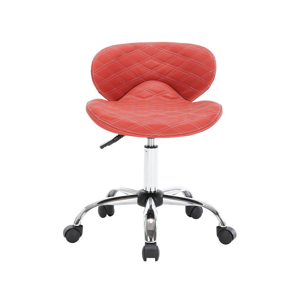 Technician Chair - Double Diamond KY777 Burgundy Diamond Nail Supplies