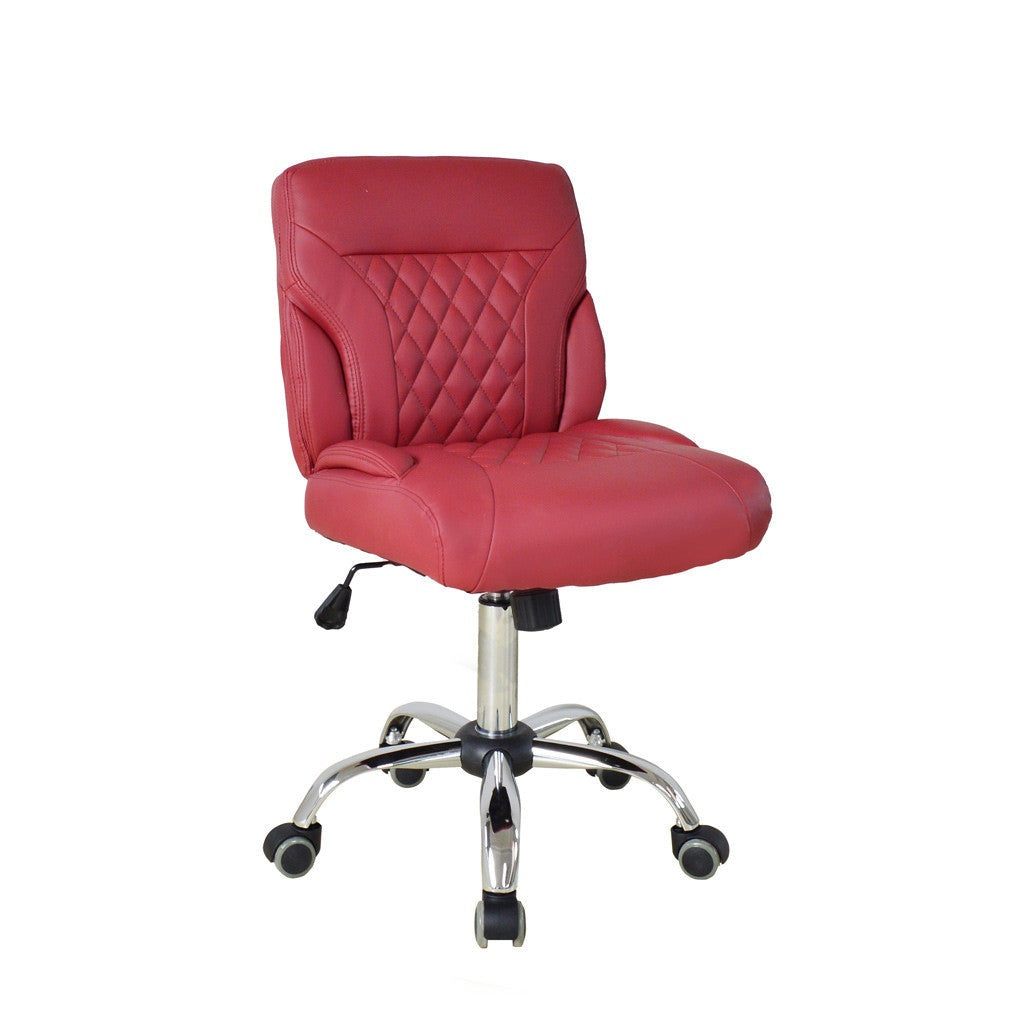Technician Chair - GY2133 Burgundy Diamond Nail Supplies