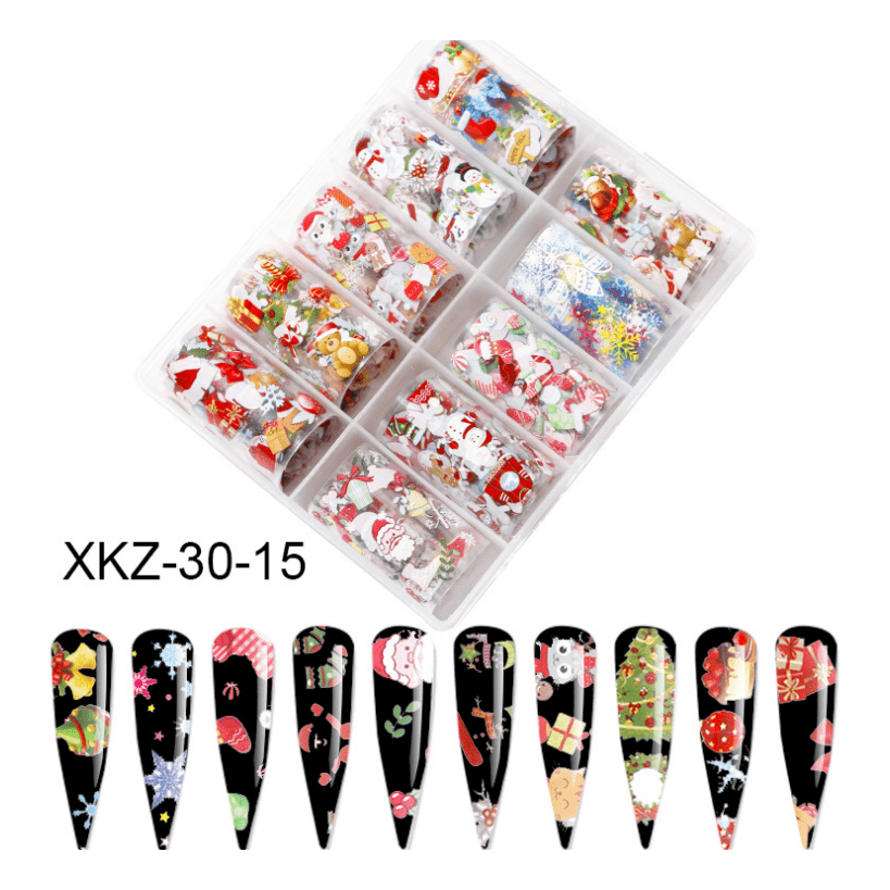Transfer Foil Set - Christmas 30-15 Diamond Nail Supplies