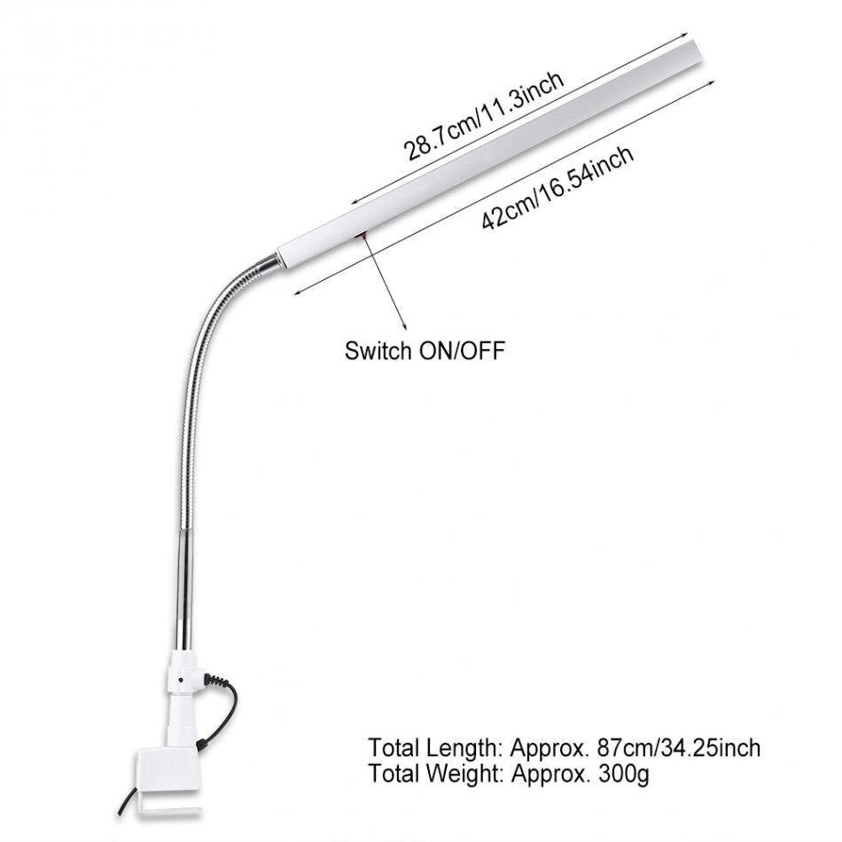 Ultra Slim LED Desk Lamp 12W TP813 Diamond Nail Supplies