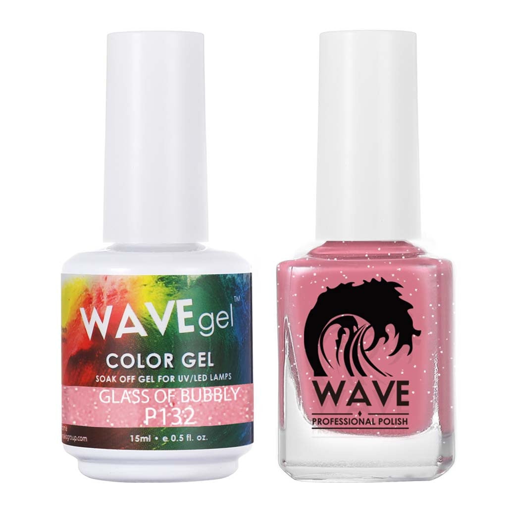 Matching - P132 Glass Of Bubbly Diamond Nail Supplies