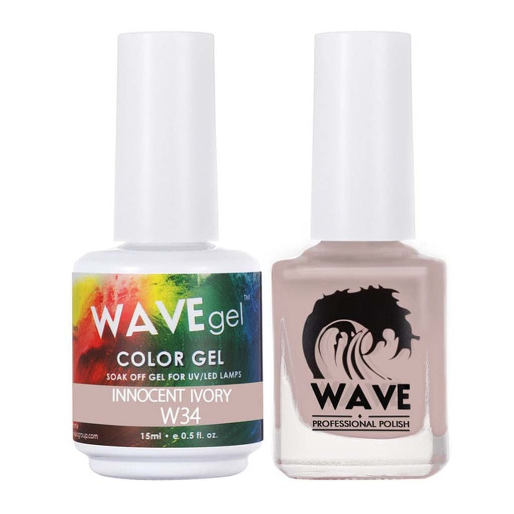 Matching - W34 Innocent Ivory Diamond Nail Supplies