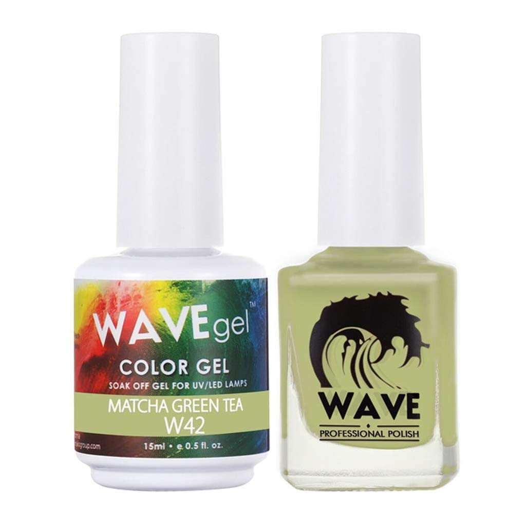 Matching - W42 Matcha Green Tea Diamond Nail Supplies