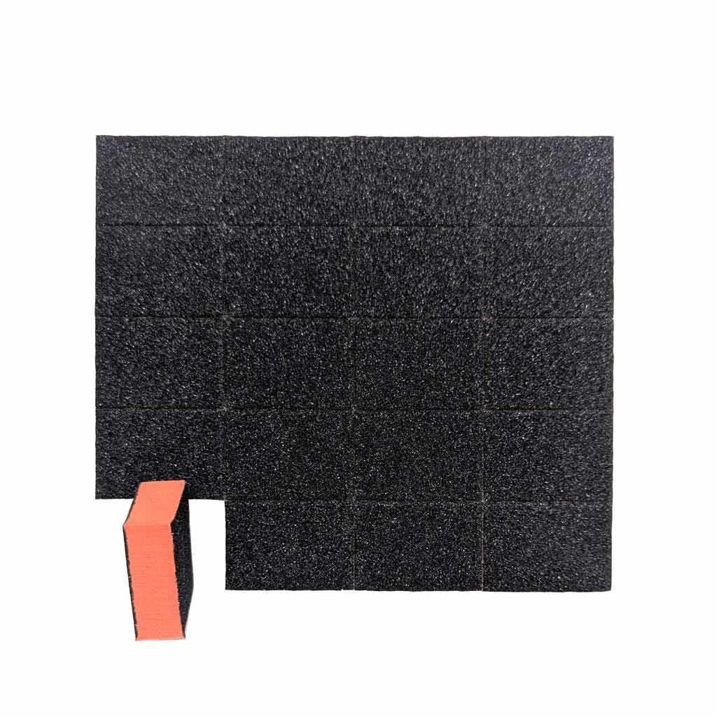 Buffer - Mini 2 Way Orange & Black 20pc