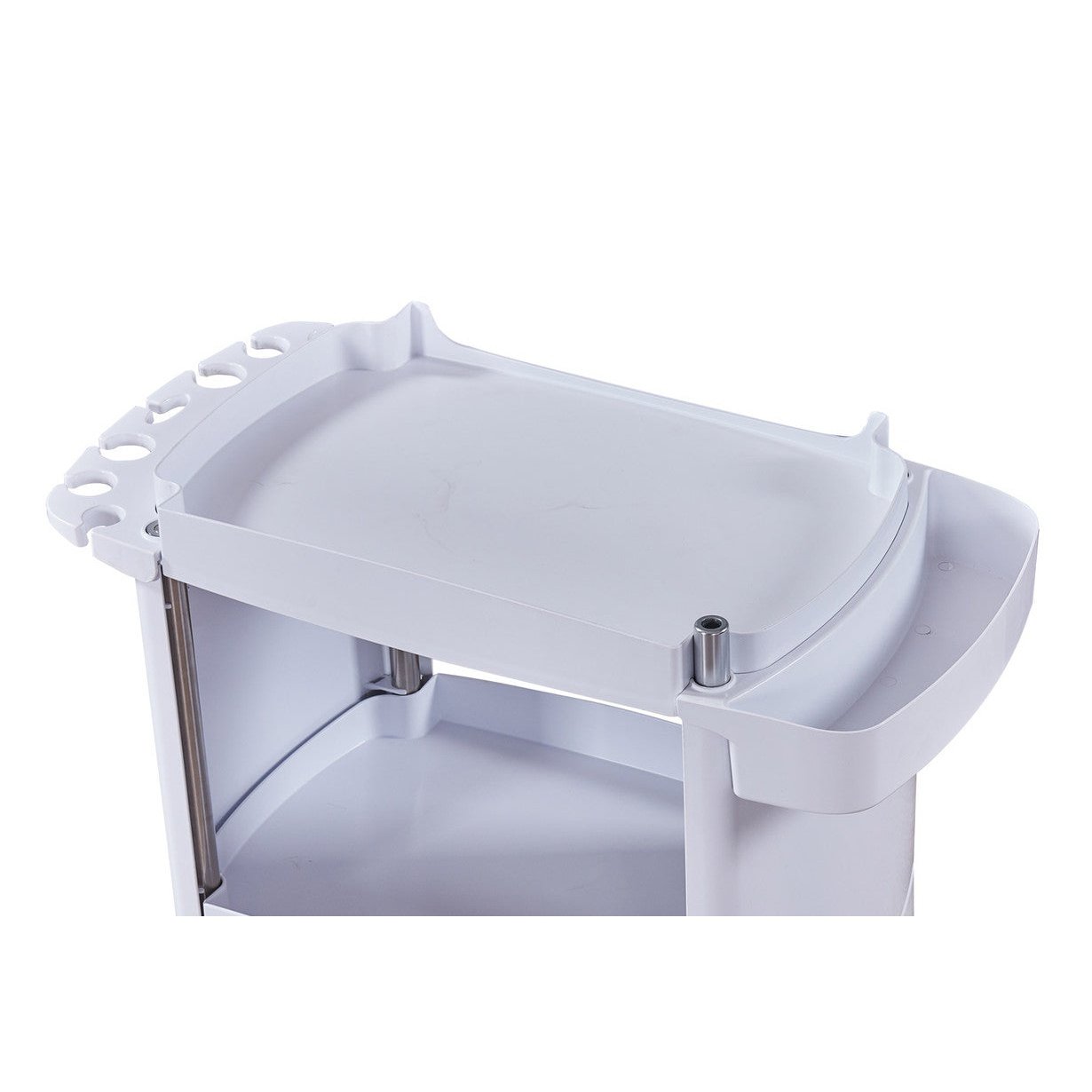 Pedicure Trolley - White 2 Shelf Diamond Nail Supplies