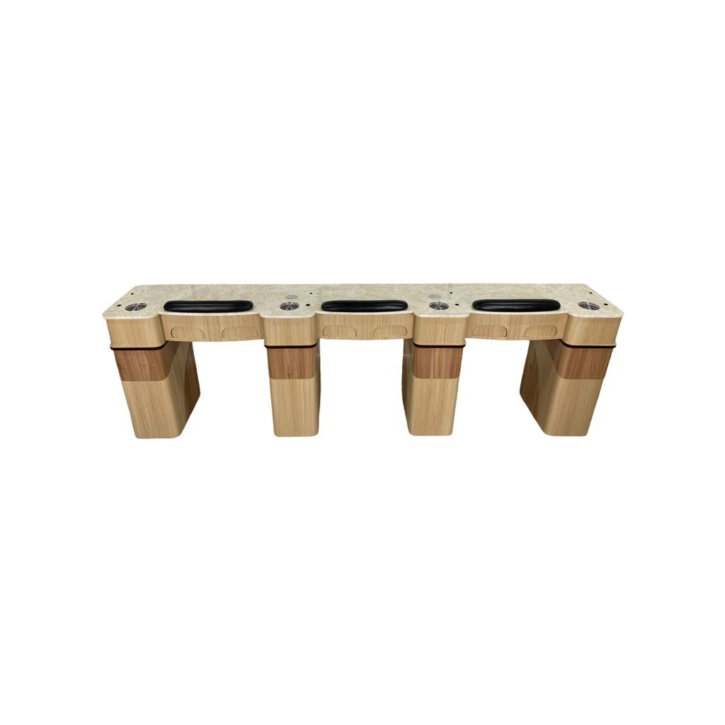Nail Table Triple Wood 2 Diamond Nail Supplies