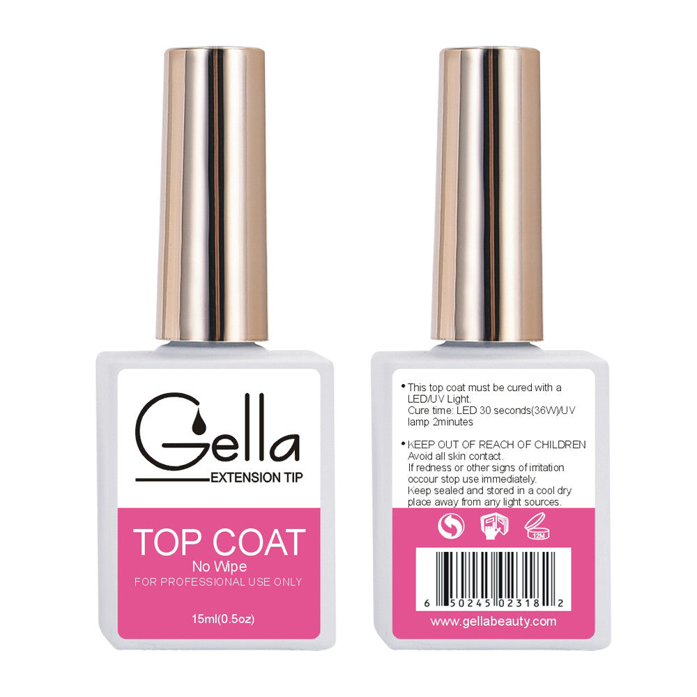 Gella Extension Tip Kit + Studio Lamp Medium Almond Diamond Nail Supplies