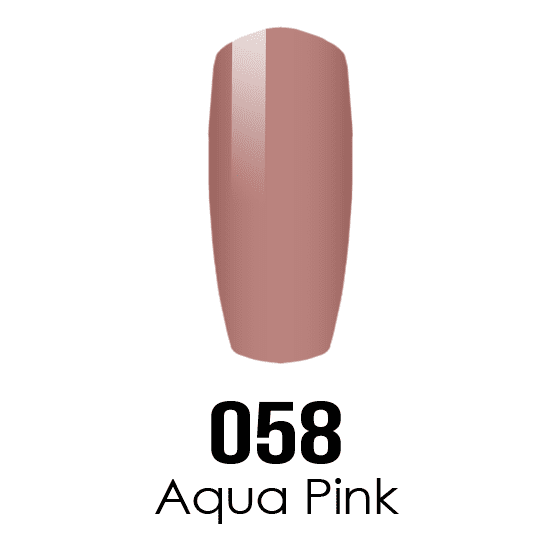 Duo Gel - DC058 Aqua Pink Diamond Nail Supplies