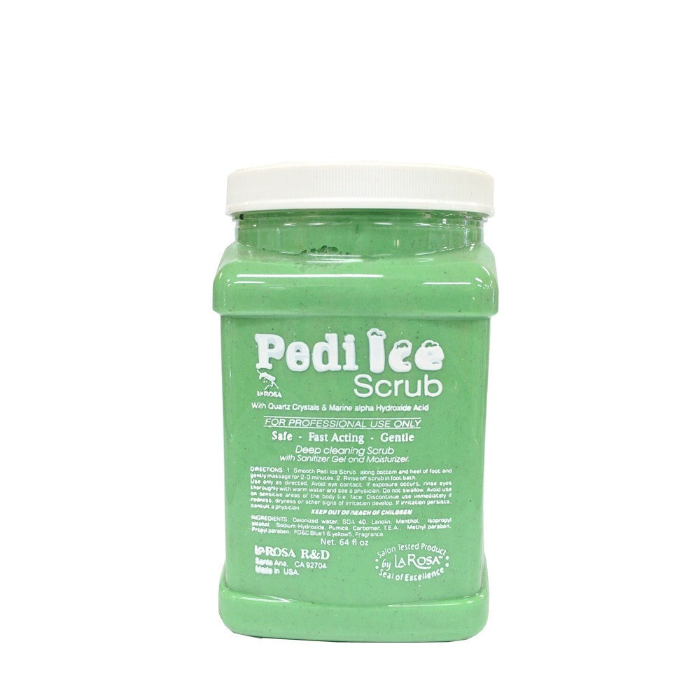 Pedi Ice Scrub Green 64oz Diamond Nail Supplies