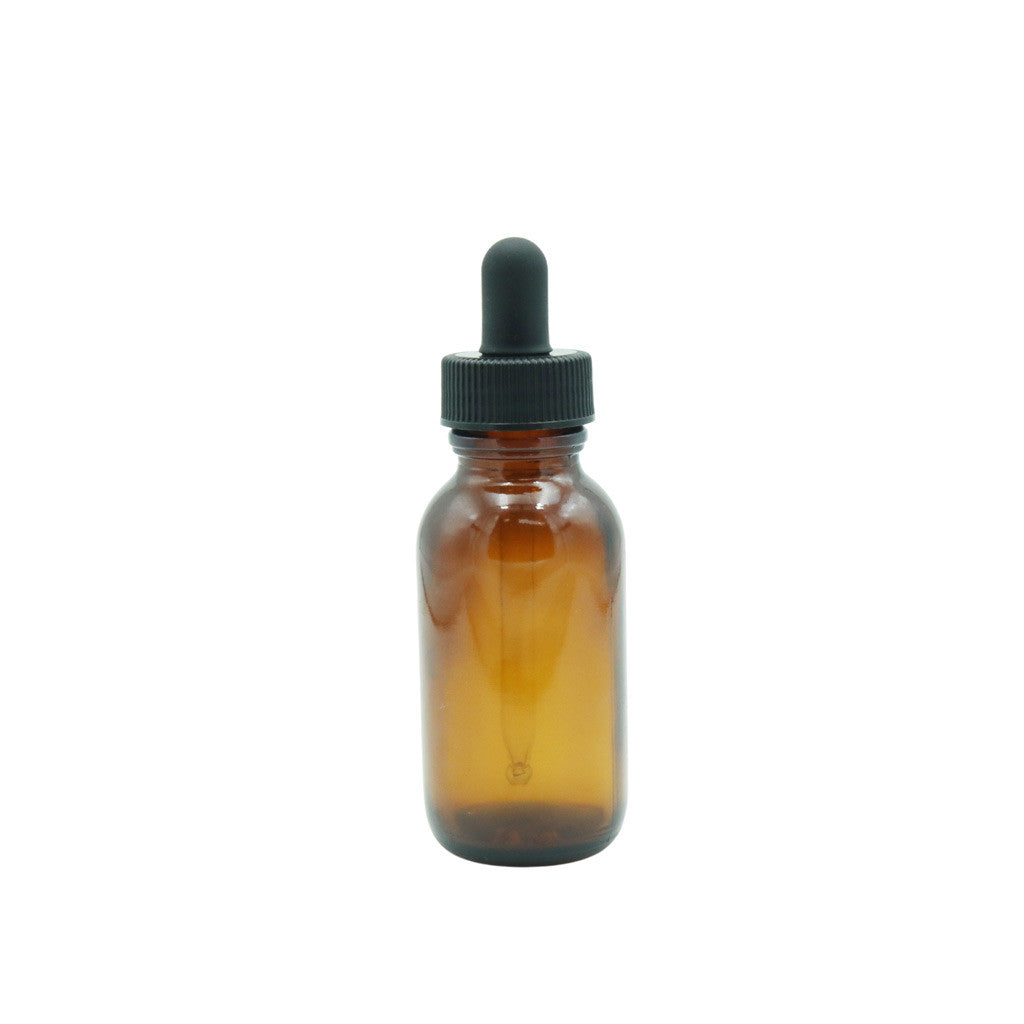 Empty Amber Bottle 50ml 24mm Opening With Dropper