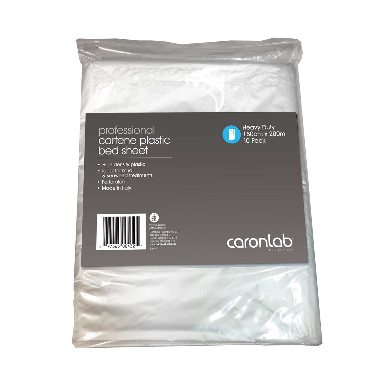 Cartene Heavy Duty Plastic Bed Sheets - 10 pk