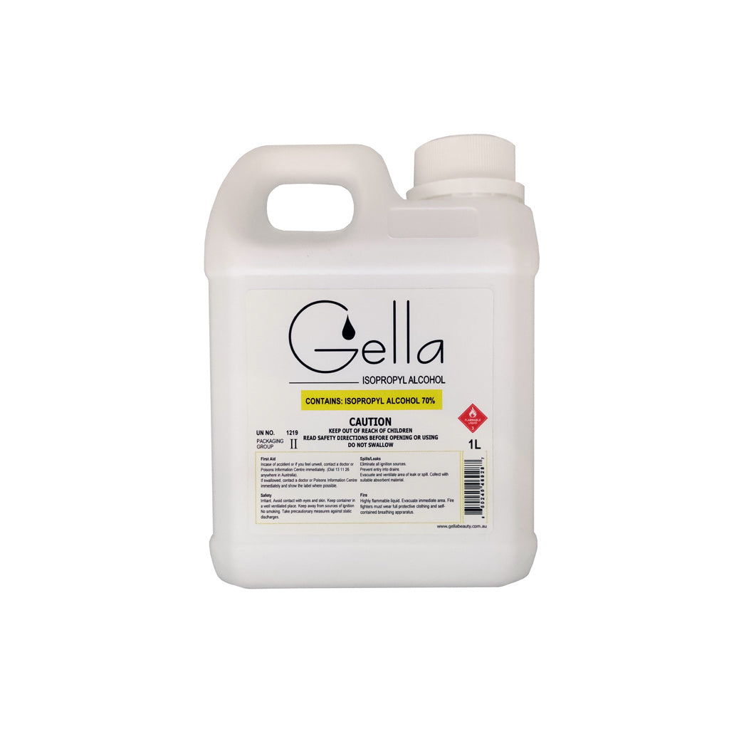 Gella 70% Isopropyl Alcohol IPA 1L