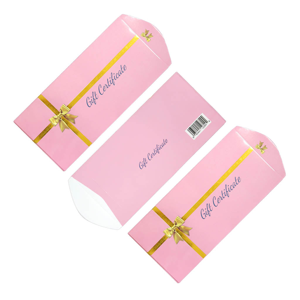 Gift Certificate Envelope Pink - 25 pcs