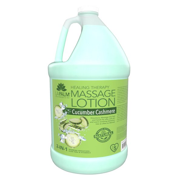 Healing Therapy Massage Lotion - Cucumber Cashmere 1 Gallon