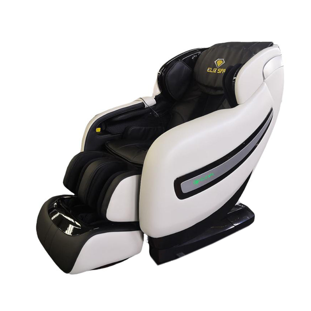 4D Massage Chair - RK8901S White & Black