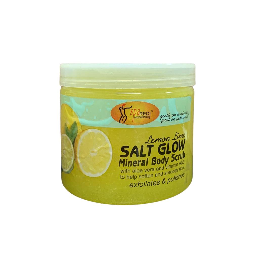 Salt Glow Scrub - Lemon Lime 16oz