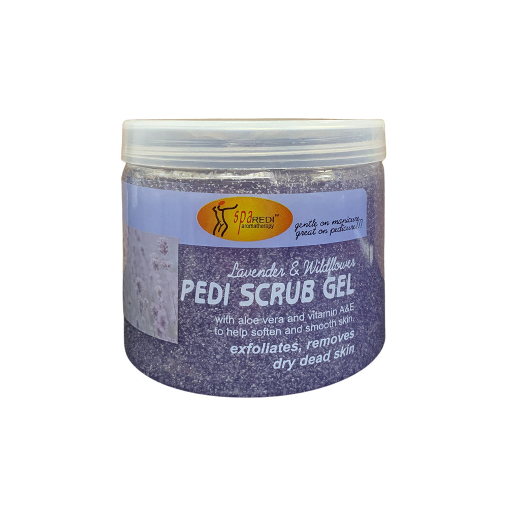 Pedi Scrub Gel -  Lavender & Wildflower 16oz
