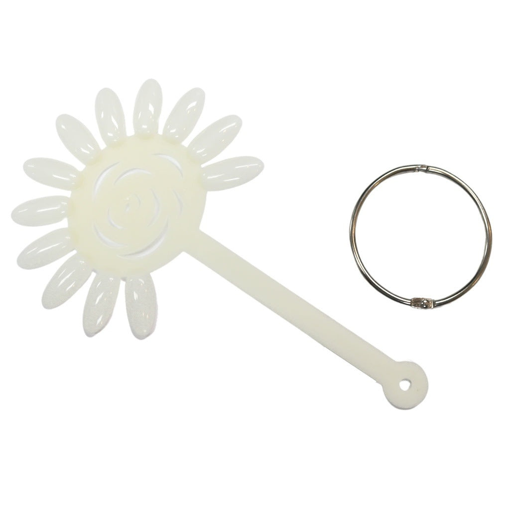 Color Wheel Sunflower With Ring Natural 10pc