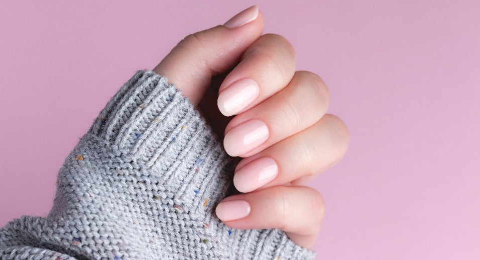 Sns pink & white on natural nail | PPT