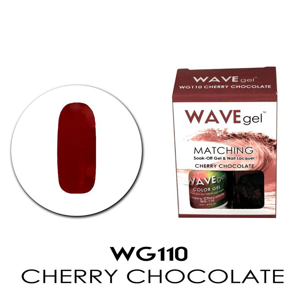 Matching -Cherry Chocolate WG110 Diamond Nail Supplies