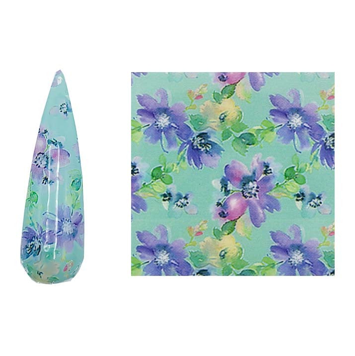 Transfer Foil Design - 115 Diamond Nail Supplies