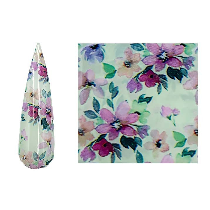 Transfer Foil Design - 118 Diamond Nail Supplies