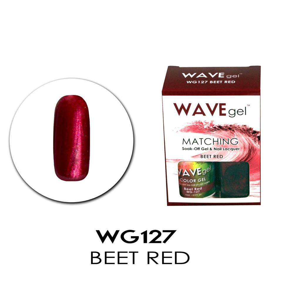 Matching -Beet Red WG127 Diamond Nail Supplies