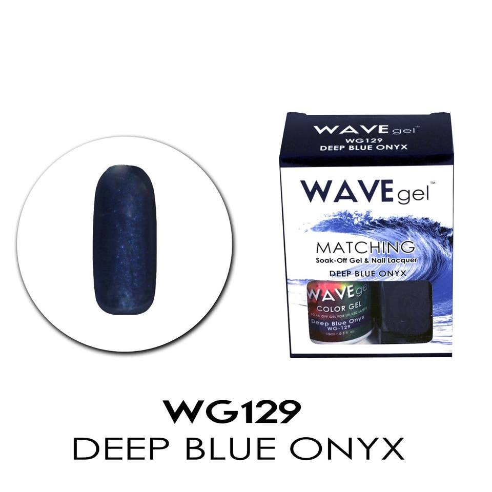 Matching -Deep Blue Onyx WG129 Diamond Nail Supplies