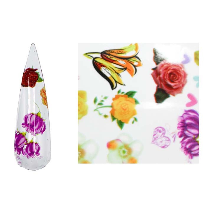 Transfer Foil Design - 131 Diamond Nail Supplies