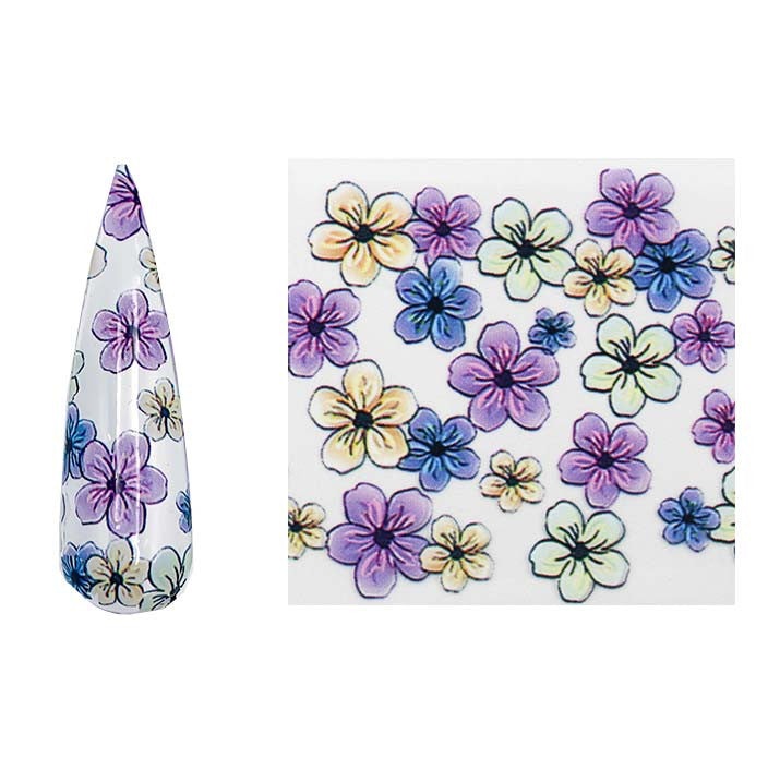 Transfer Foil Design - 137 Diamond Nail Supplies