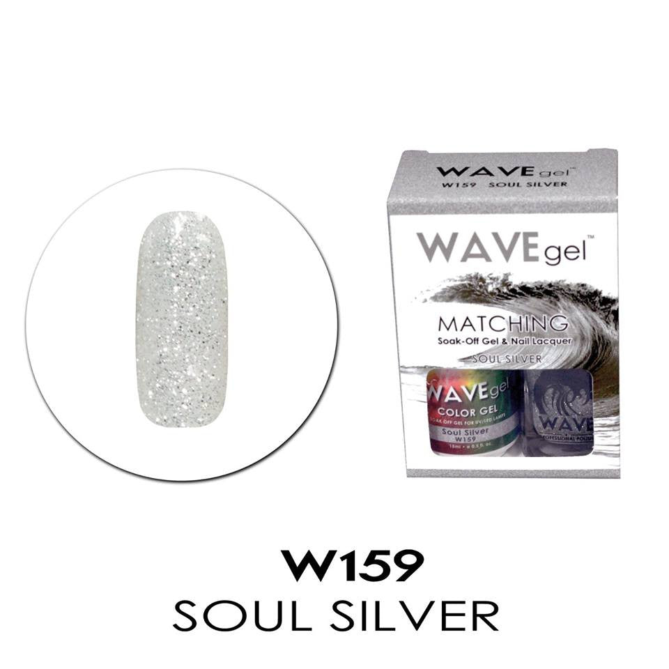 Matching -Soul Silver W159 Diamond Nail Supplies