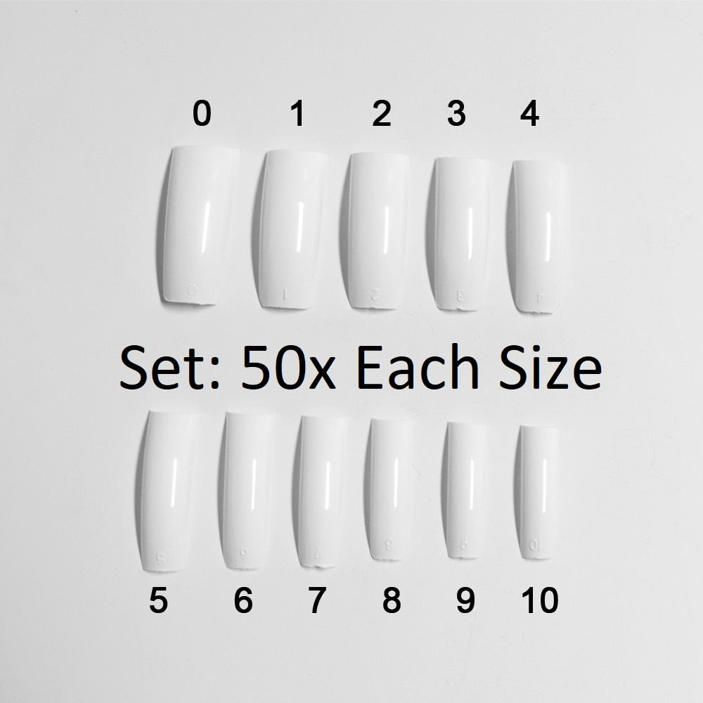 USN Tip French 50pc Diamond Nail Supplies